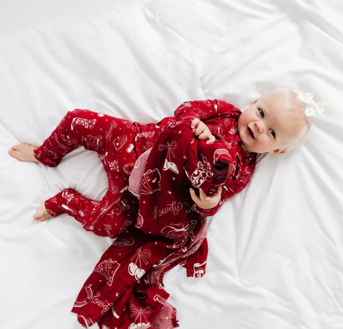 Cowgirl Muslin Blanket