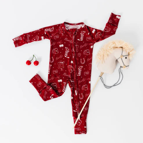 Cowgirl Zipper Romper