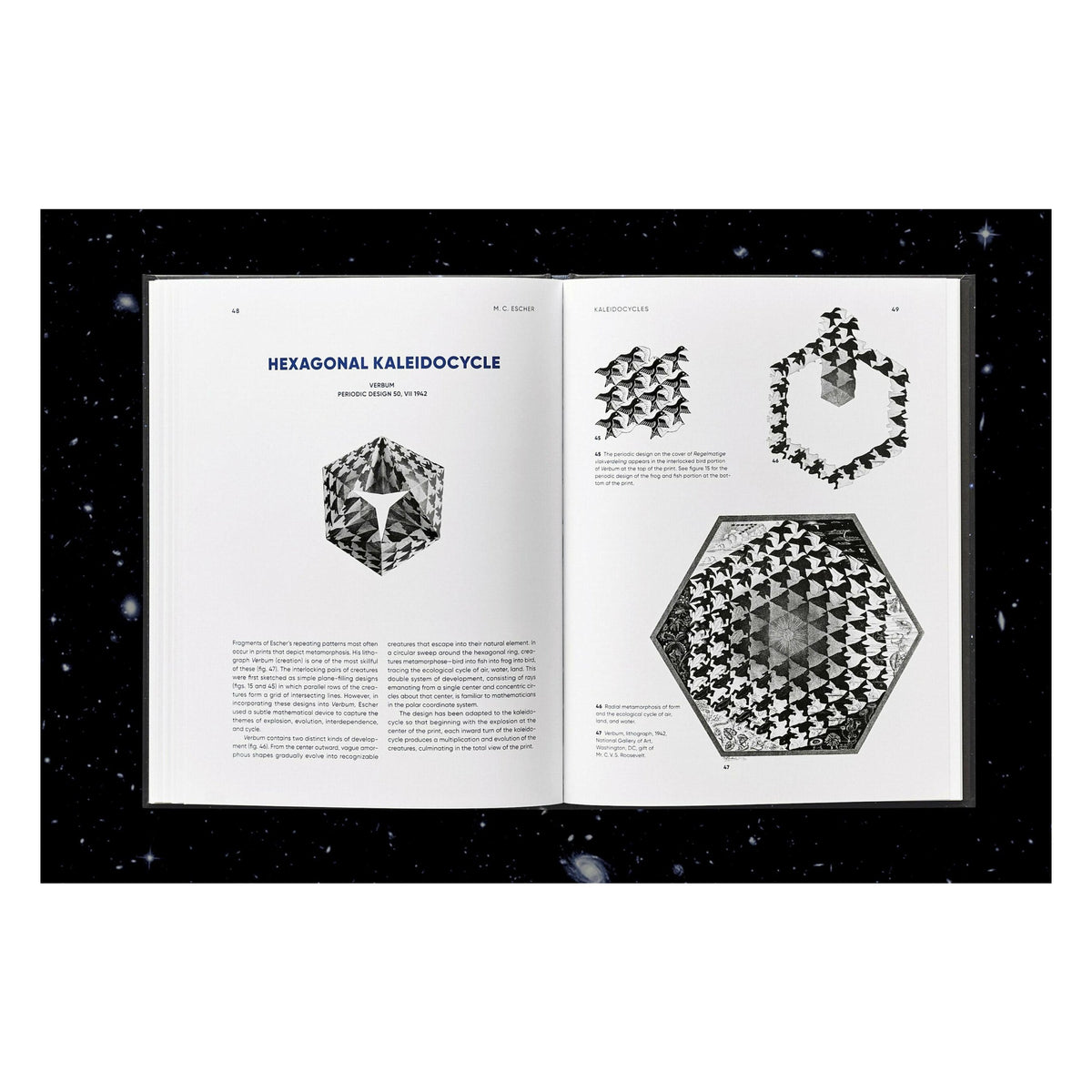 M.C. Escher. Kaleidocycles (English)