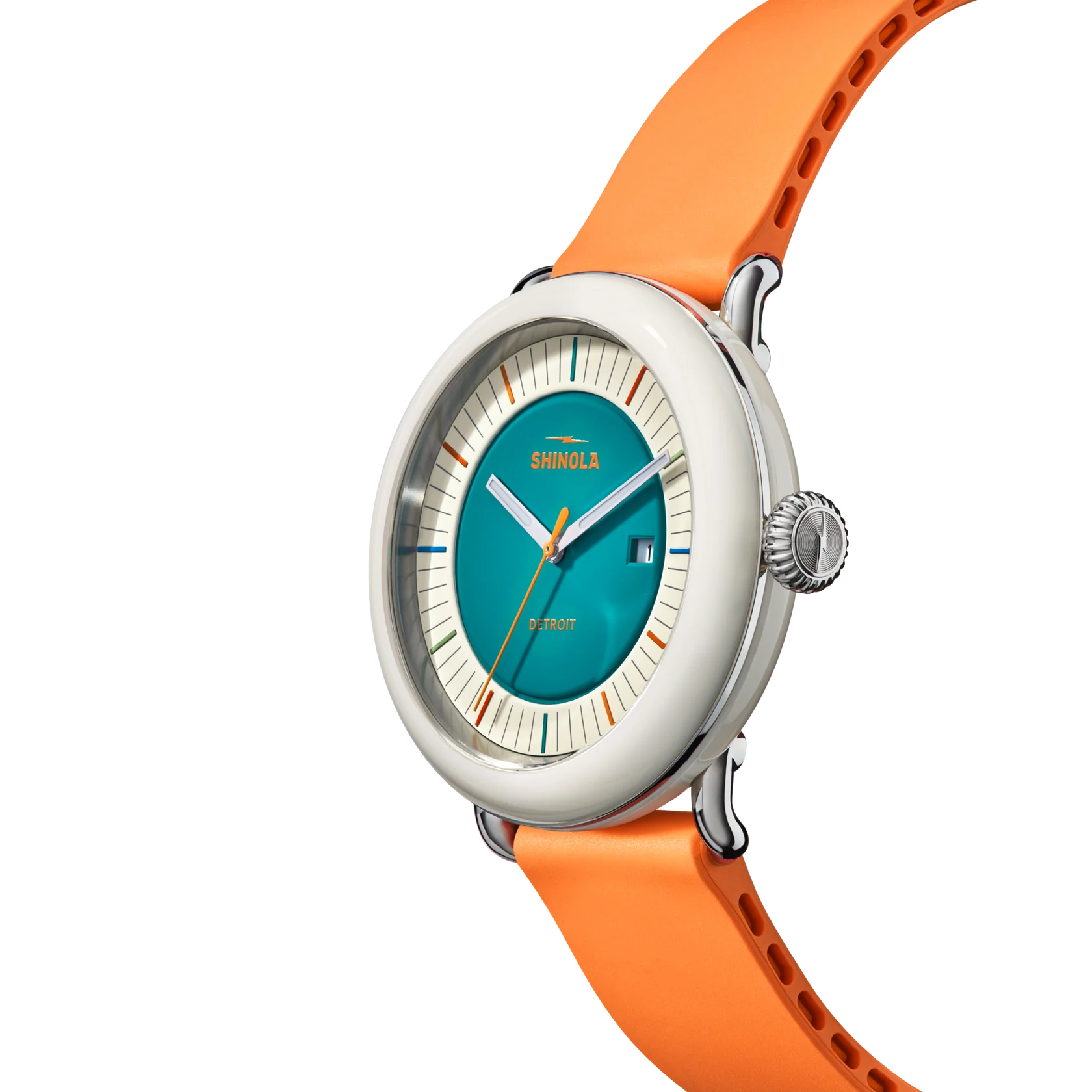 Shinola Detrola Watch-Limited Aqua Green