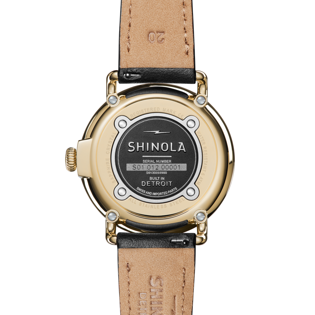 Runwell Watch 41mm-Black Mother of Pearl
