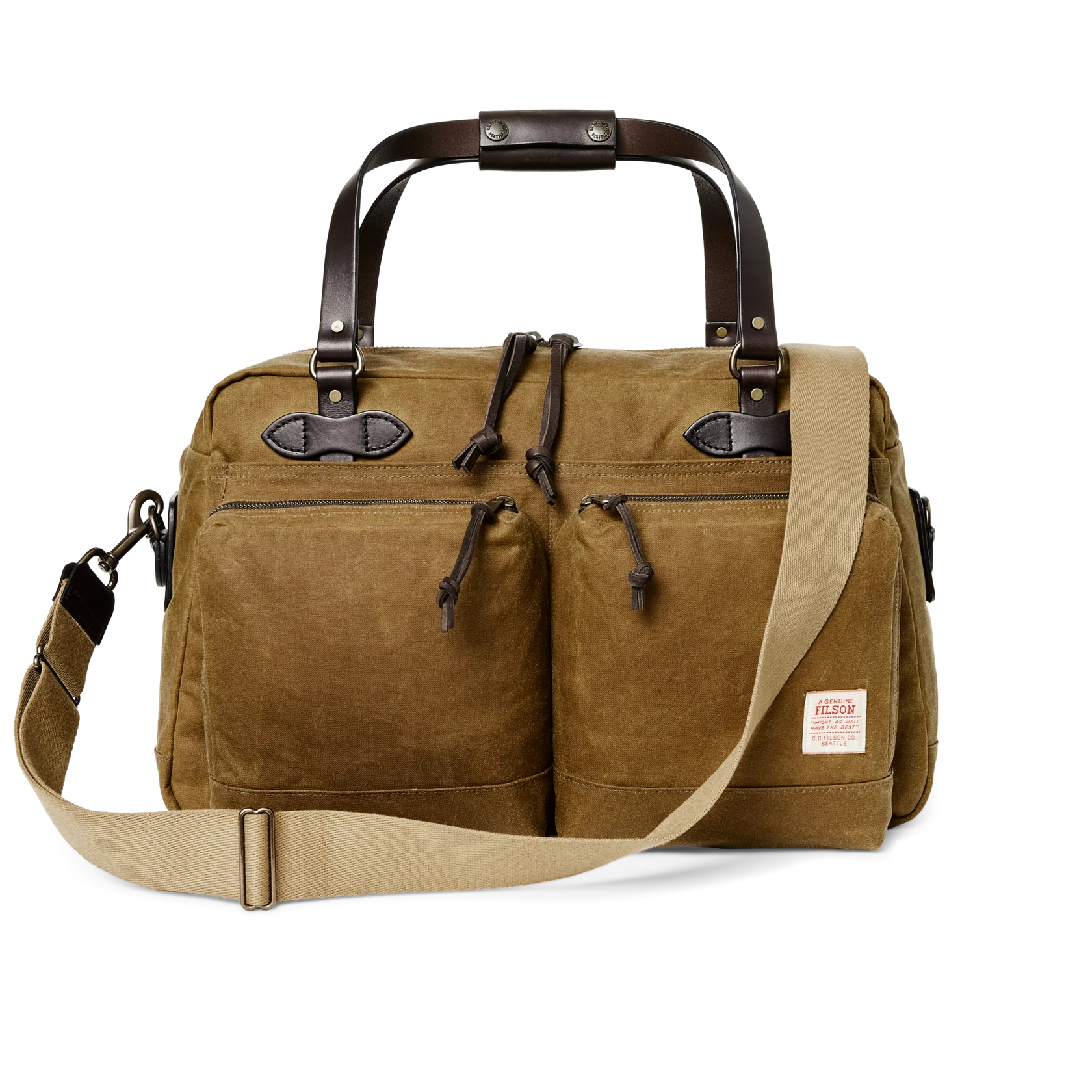 48 Hour Tin Cloth Duffle Bag - Dark Tan