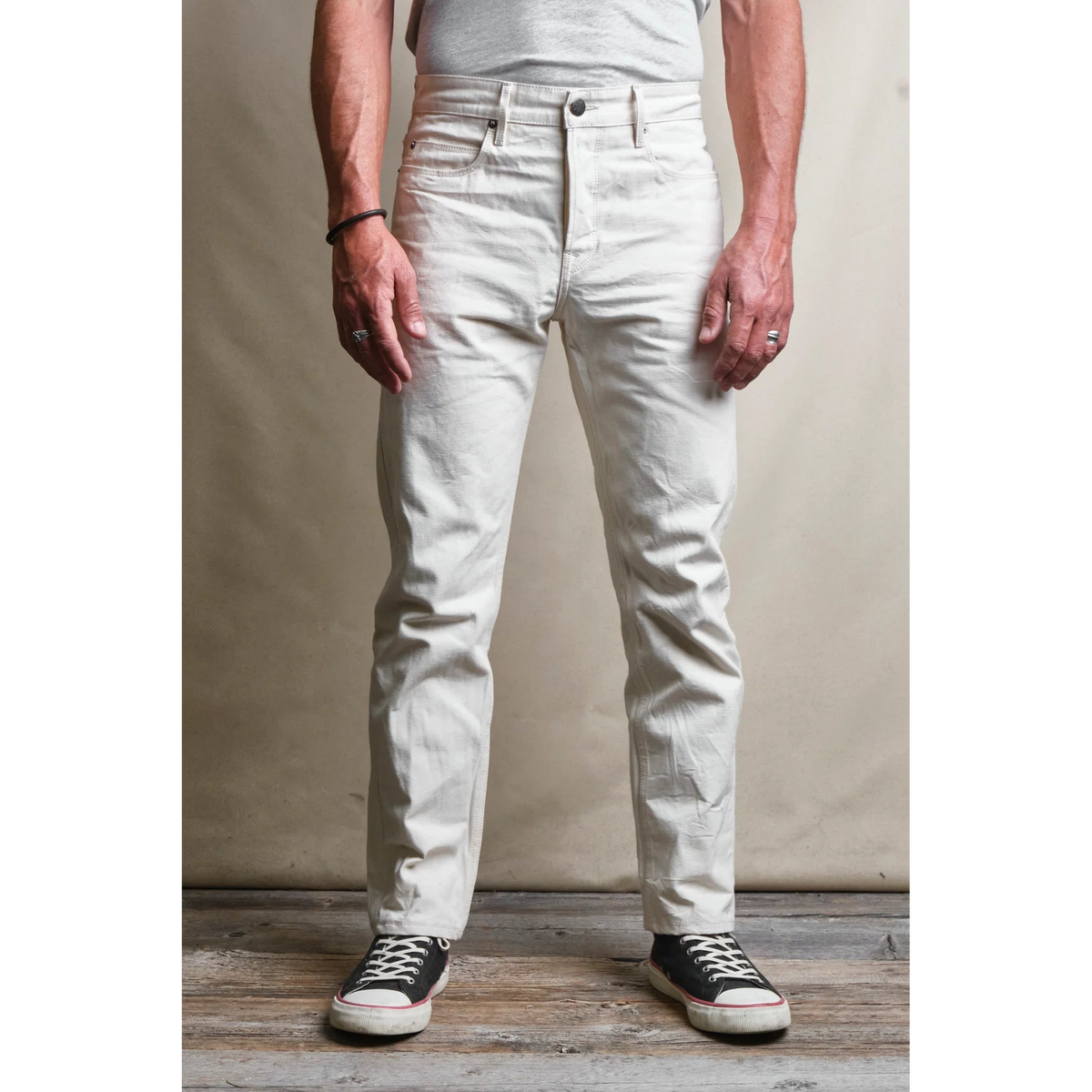 PORTOLA CLASSIC TAPER 11 OUNCE NATURAL RINSED DENIM
