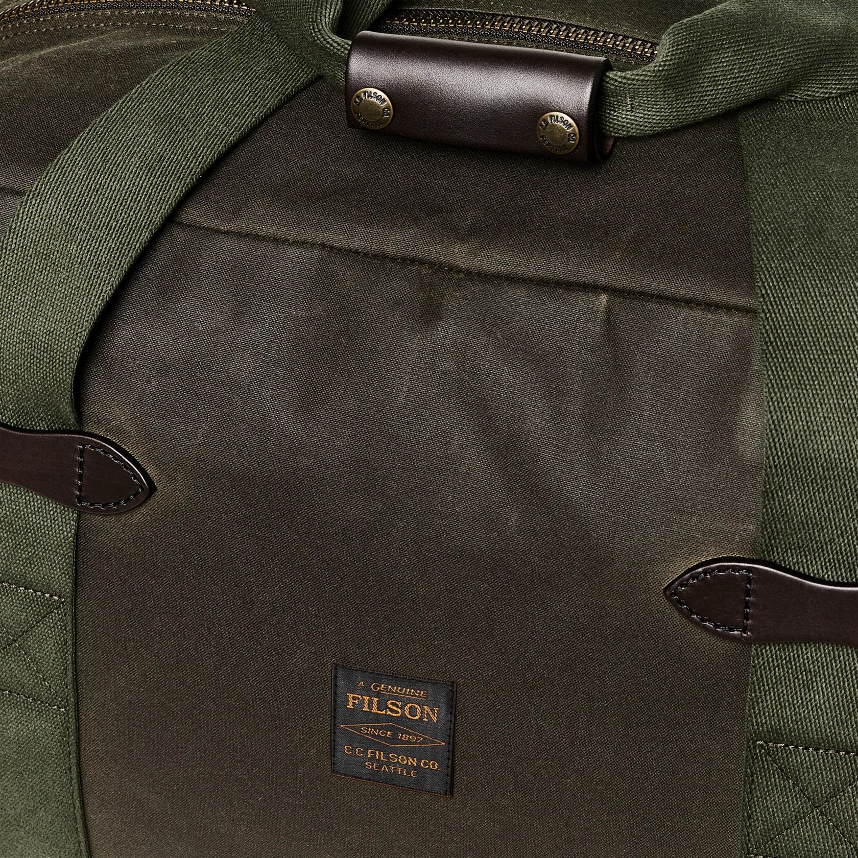 MEDIUM TIN CLOTH DUFFLE BAG - OTTER GREEN