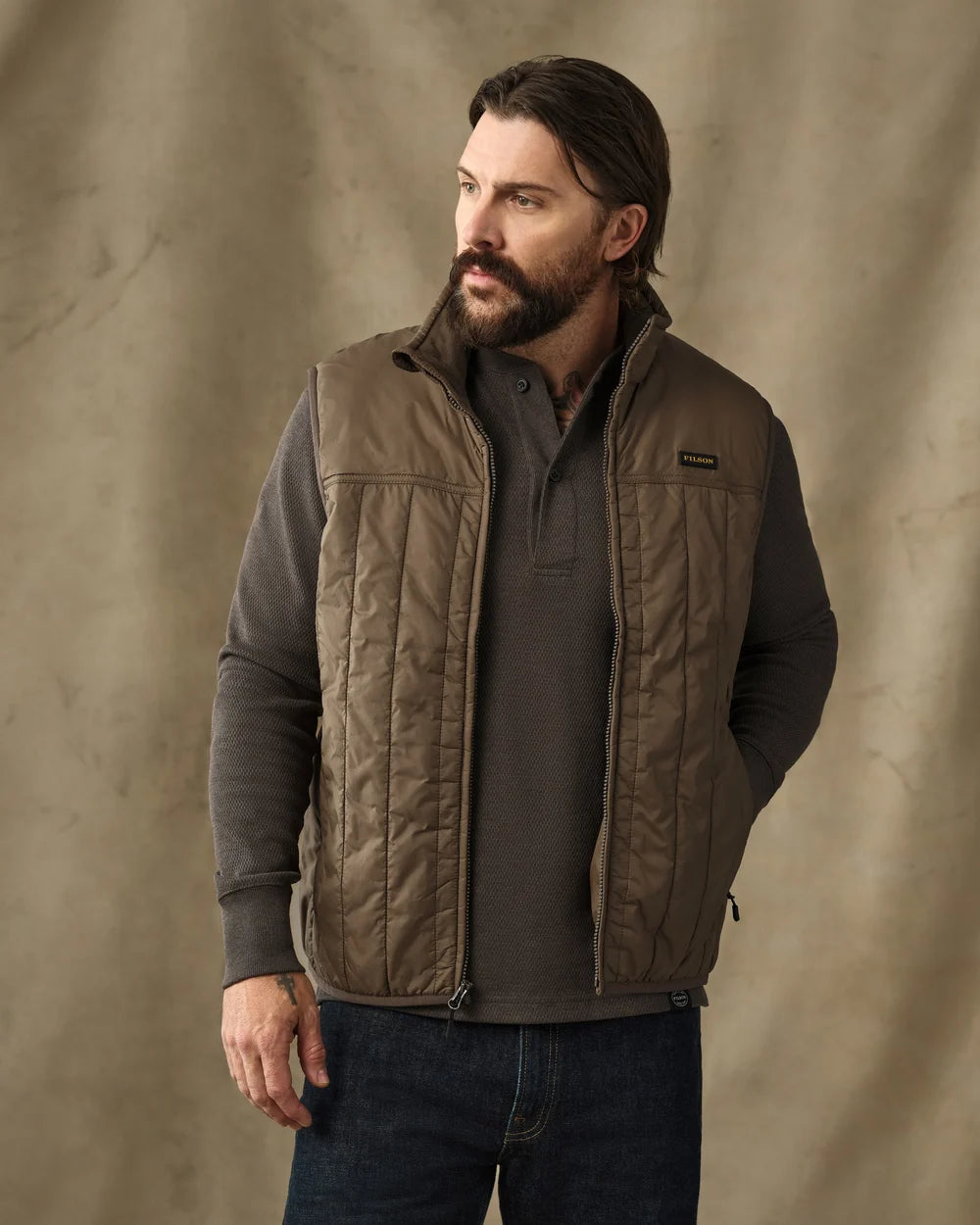 FILSON ULTRALIGHT VEST - Teak