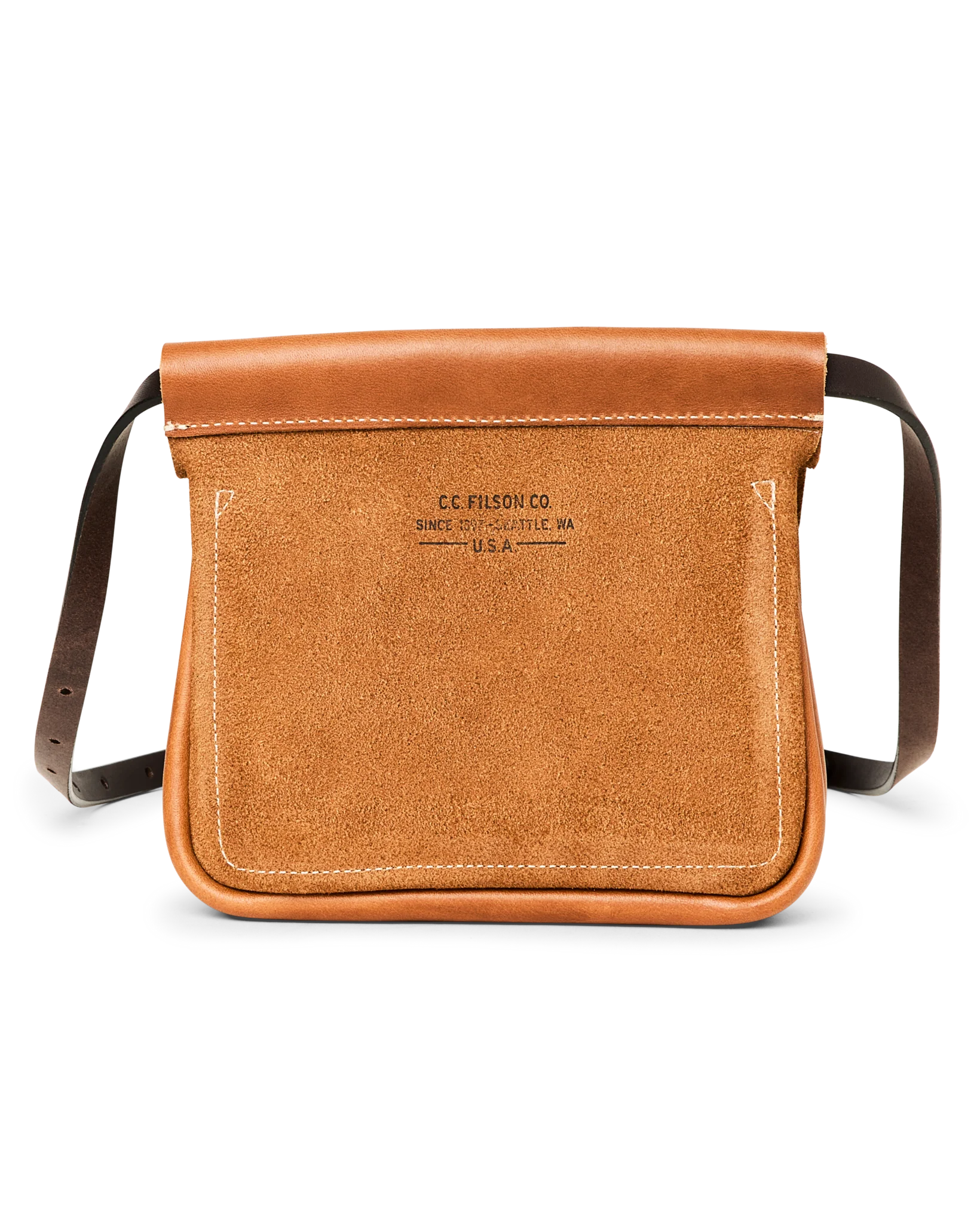 Suede Leather Convertible Field Bag