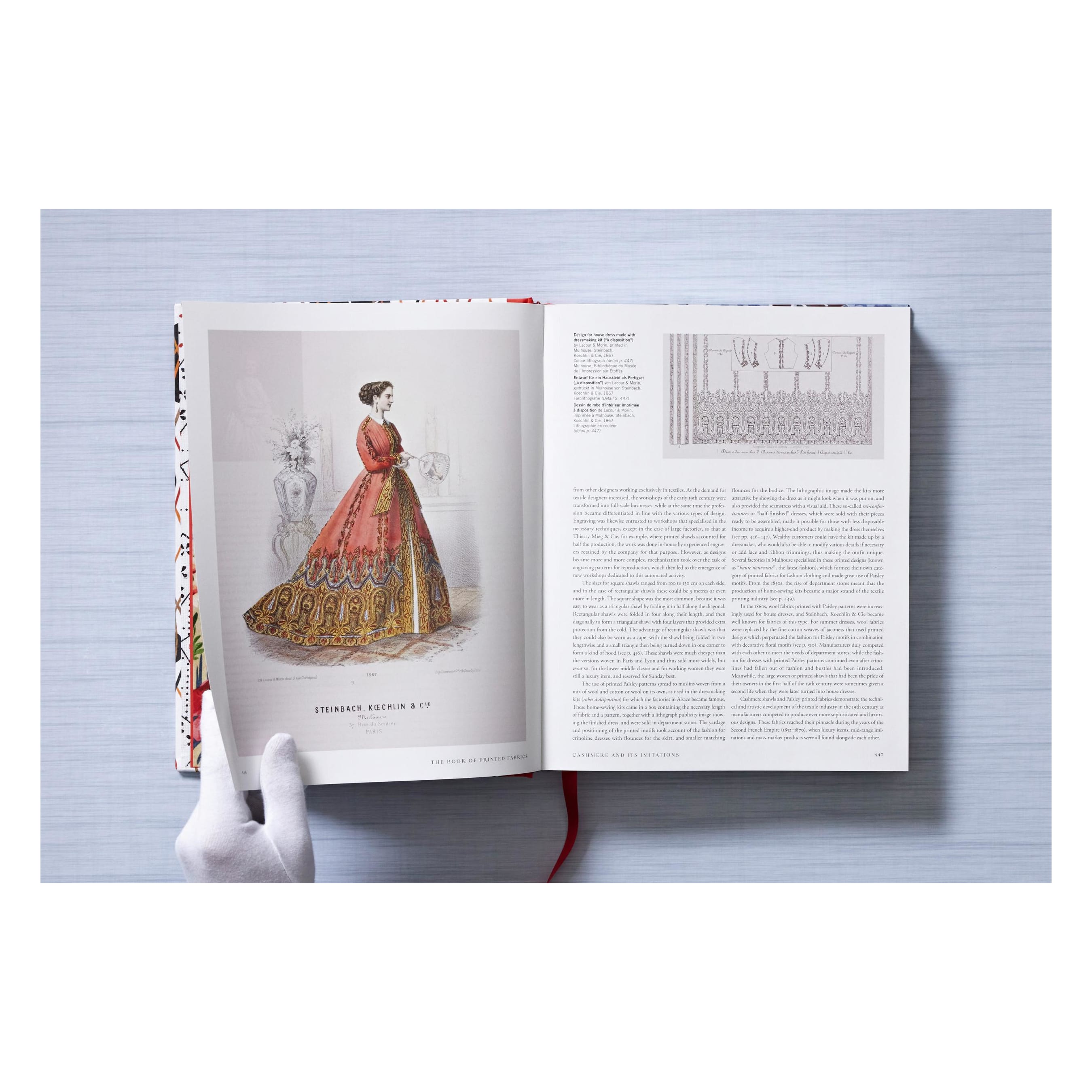 Printed Fabrics. From the 16th century until today (German, French, English)