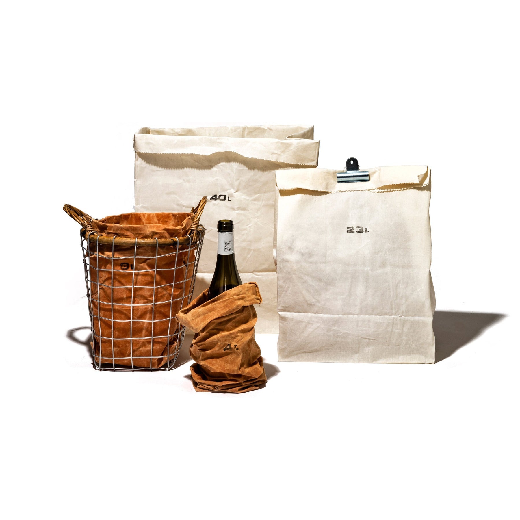 GROCERY BAG 4L BROWN