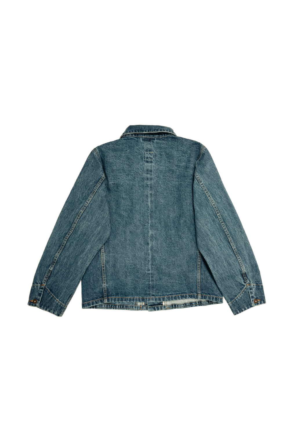 Amos Chore Coat - Stonewashed15oz Japanese Selvedge Denim