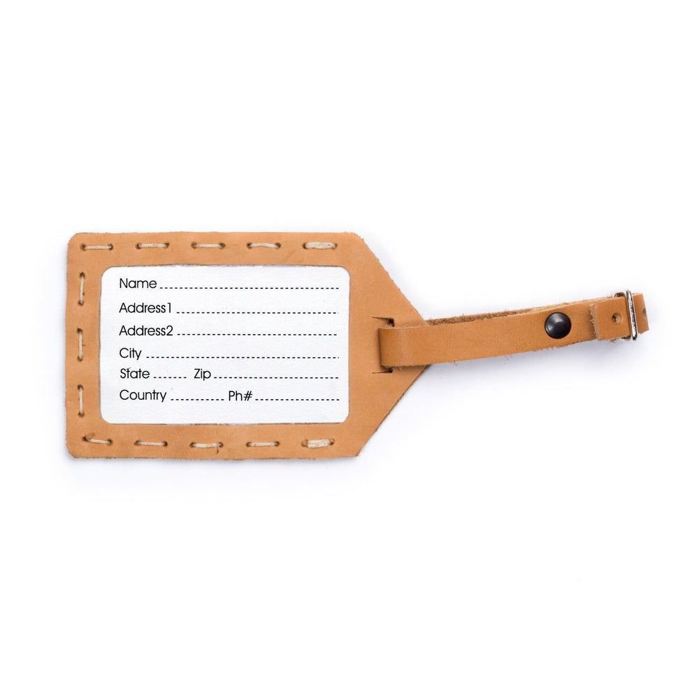 Leather Luggage Tag