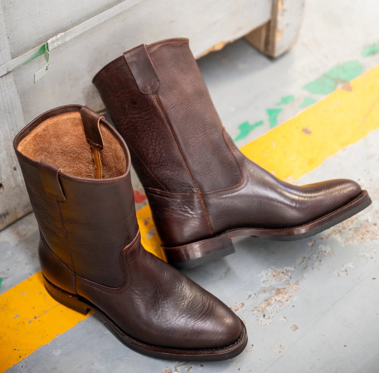 Unmarked Lechuguera Boots Dark Brown