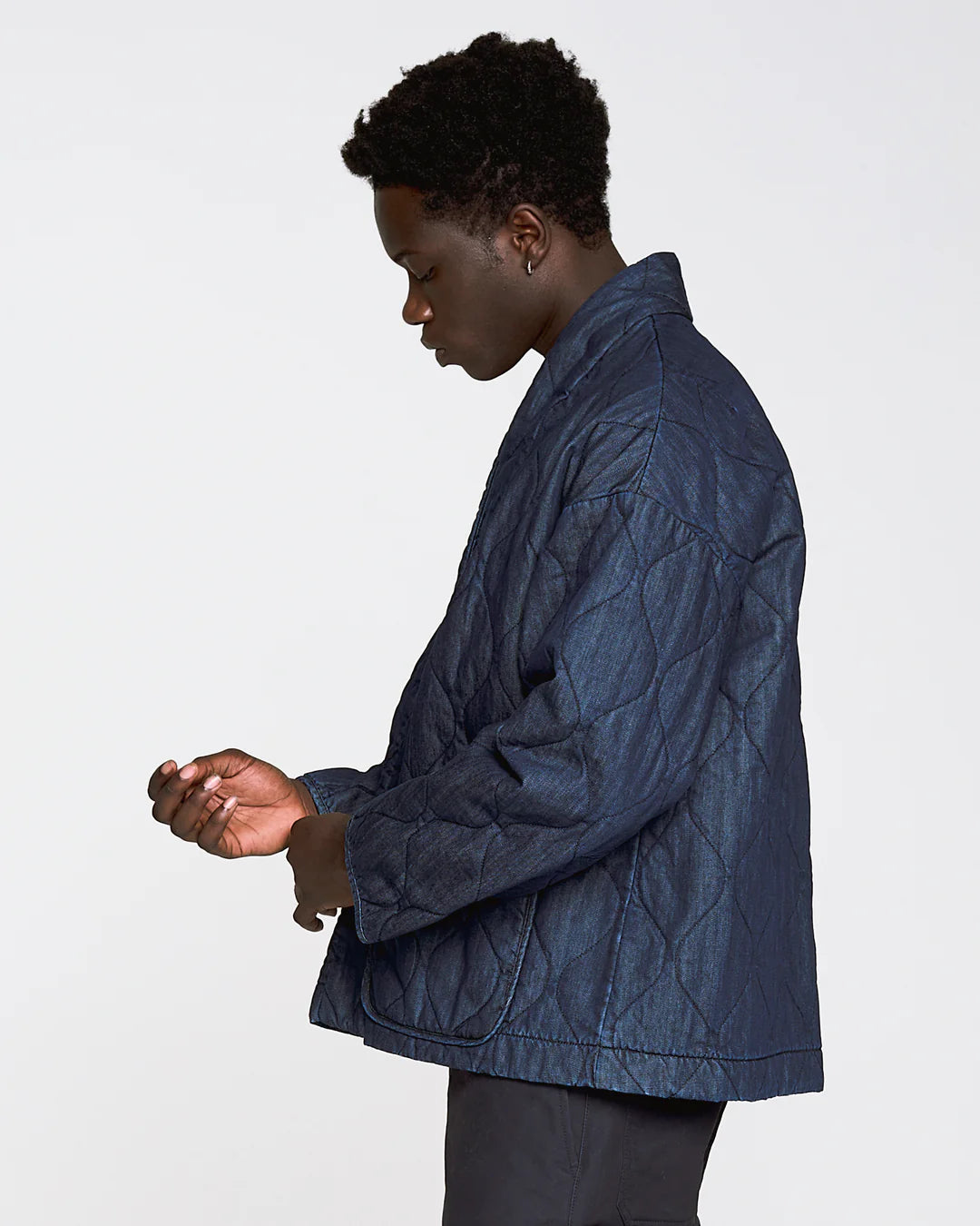 G.o.D Edo Jacket Quilted Denim Indigo