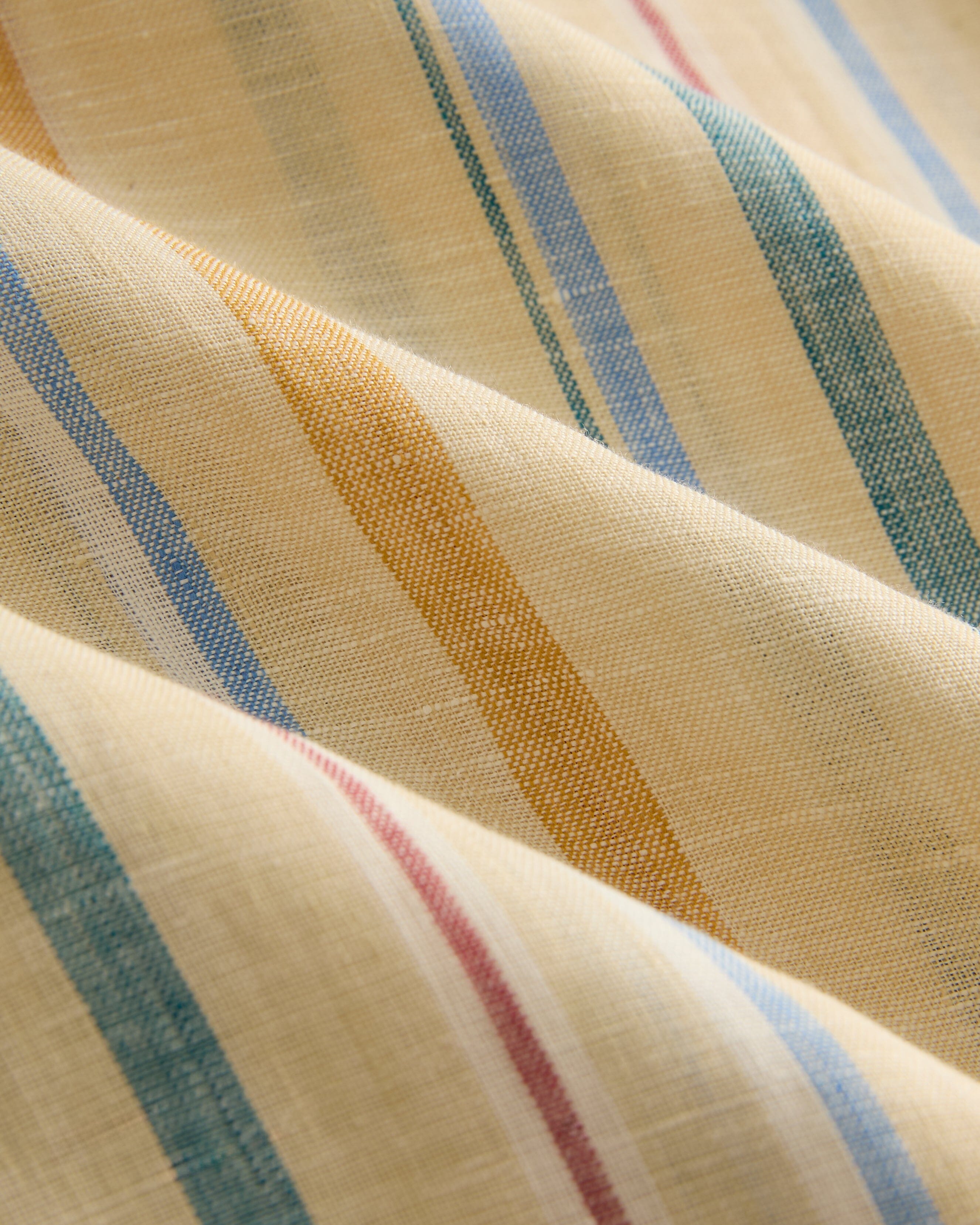 Women's Edith Blouse-Striped Linen