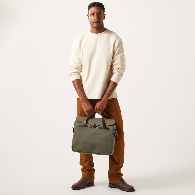 RUGGED TWILL ORIGINAL BRIEFCASE - OTTER GREEN