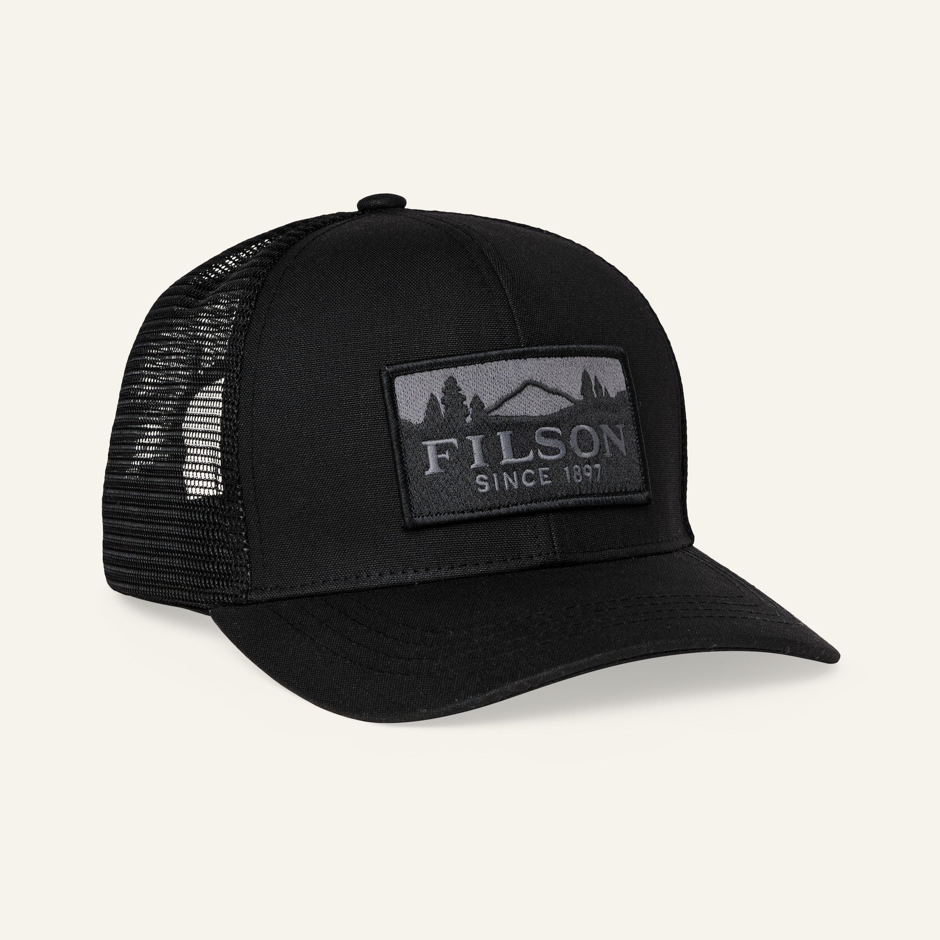 FILSON MESH LOGGER CAP - BLACK