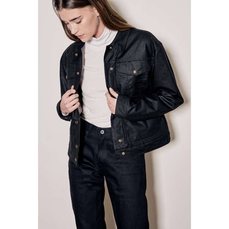 Women's Short Lined Cruiser Jacket Black
