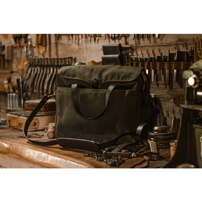 RUGGED TWILL ORIGINAL BRIEFCASE - OTTER GREEN