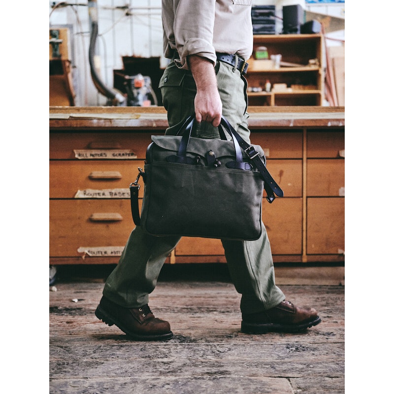 RUGGED TWILL ORIGINAL BRIEFCASE - OTTER GREEN