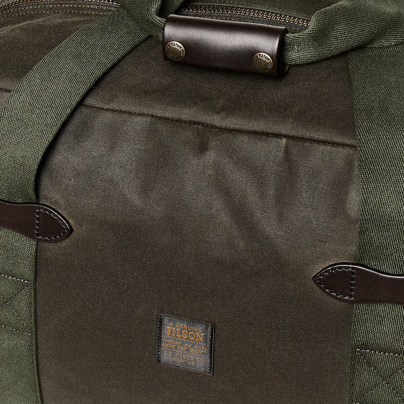 MEDIUM TIN CLOTH DUFFLE BAG - OTTER GREEN