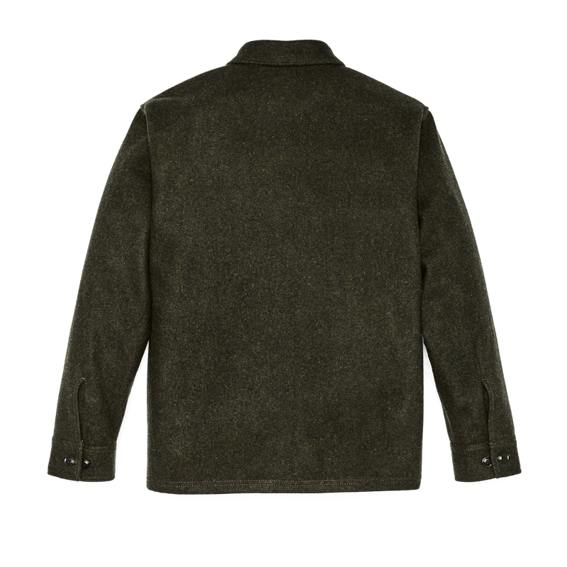WOOL JAC-SHIRT - Forest Green
