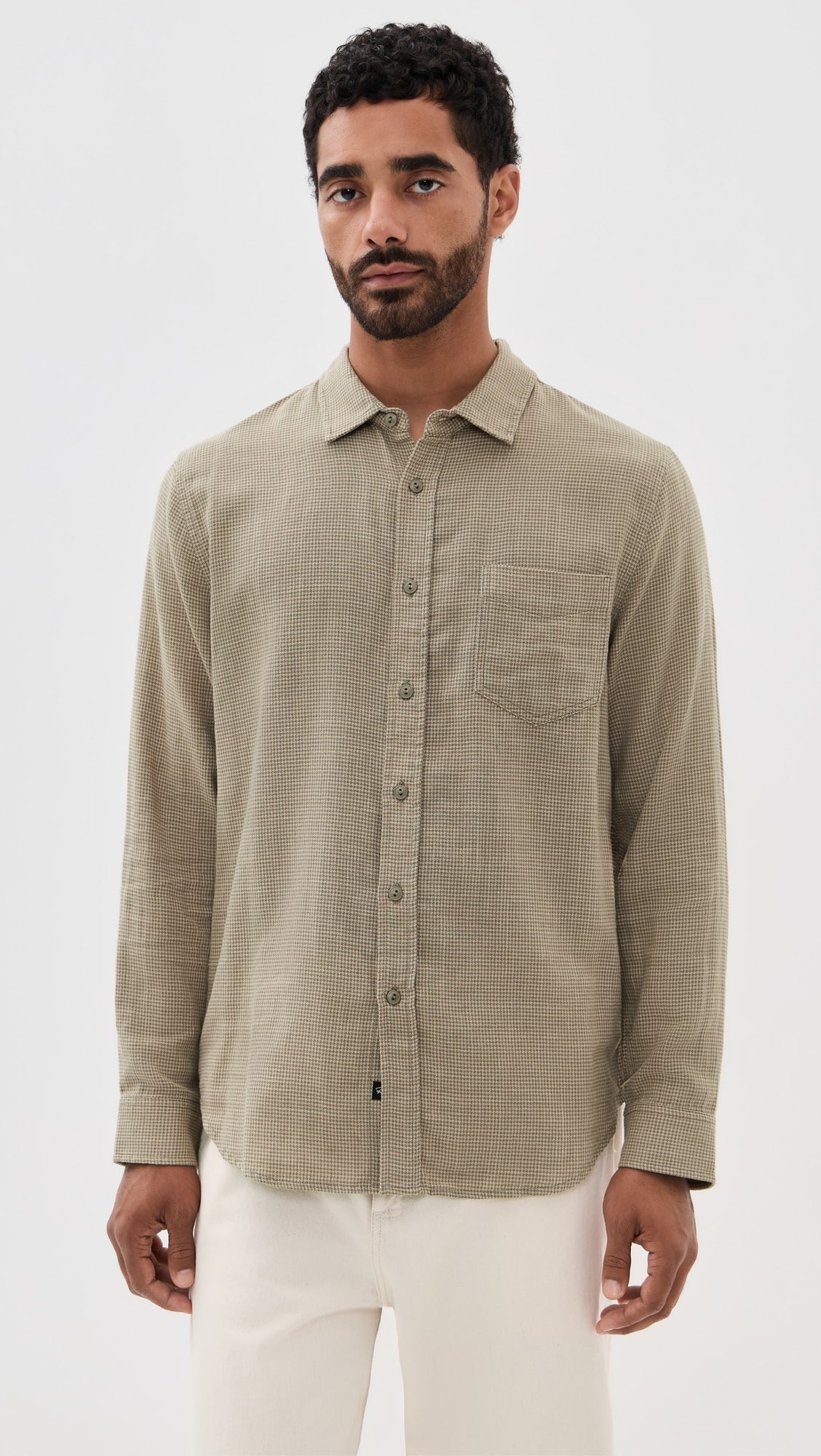 Wyatt Shirt - Cedar Houndstooth