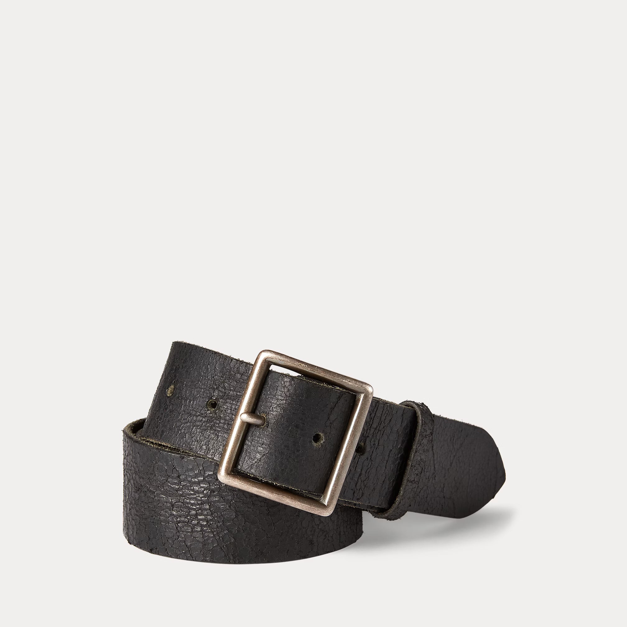 RRL Distressed Leather Belt