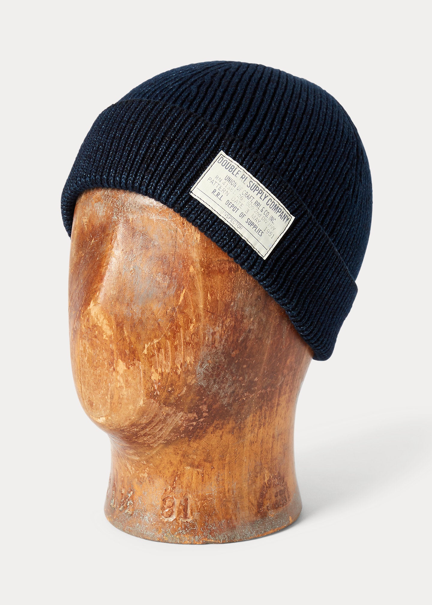 RRL Indigo-Dyed Cotton Watch Cap Navy