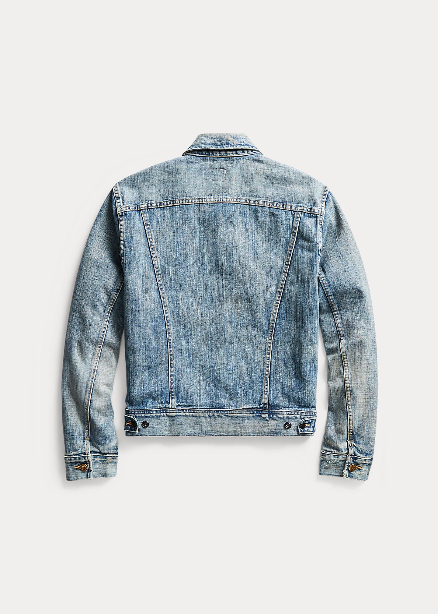 RRL Leeland Indigo Denim Trucker Jacket