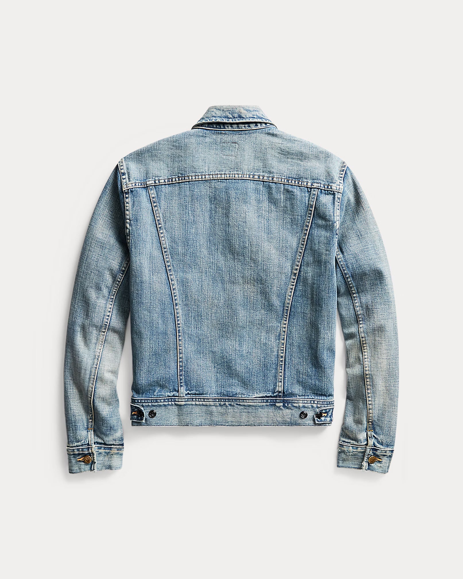 RRL Leeland Indigo Denim Trucker Jacket