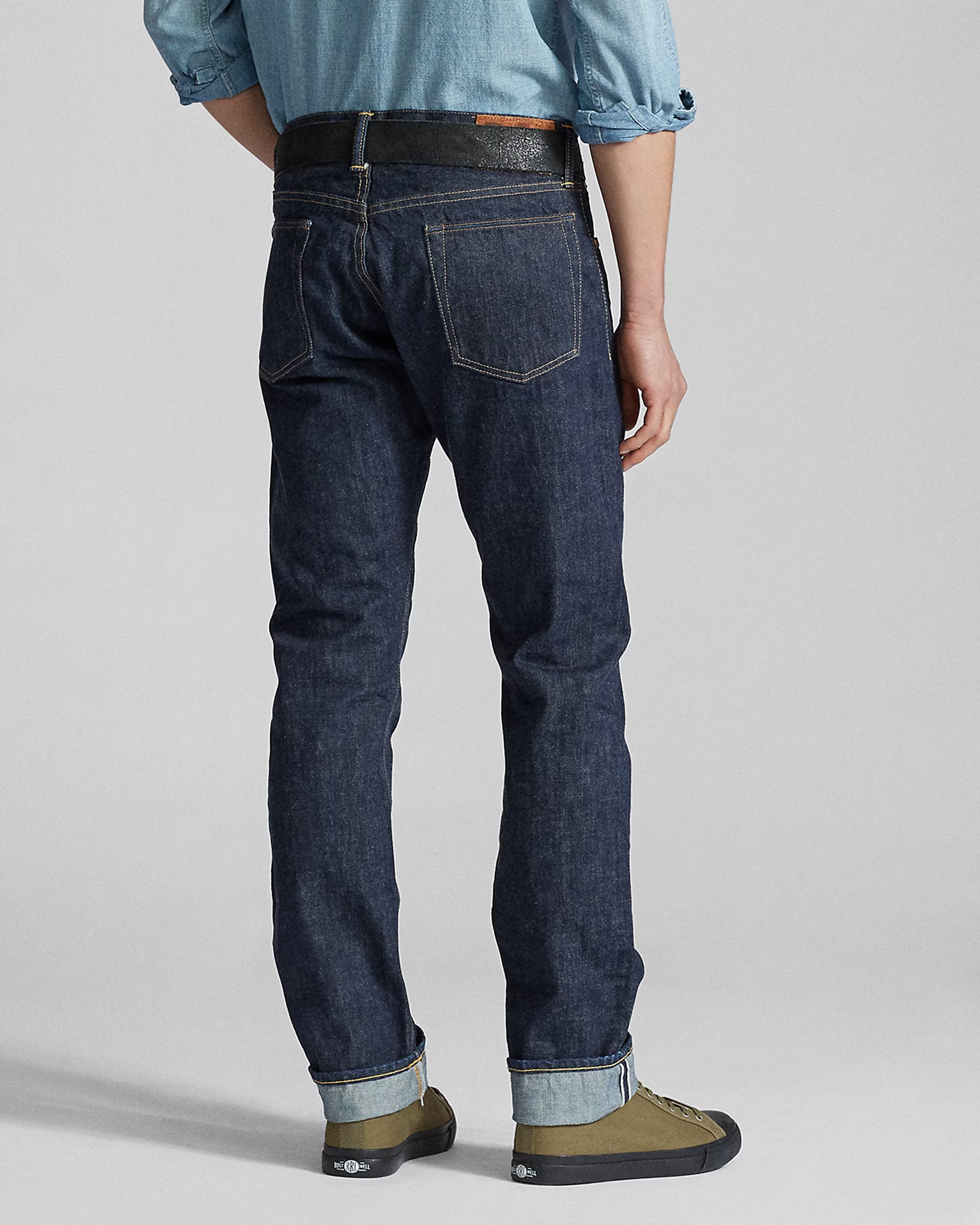RRL Slim Fit Once-Washed Selvedge Jean