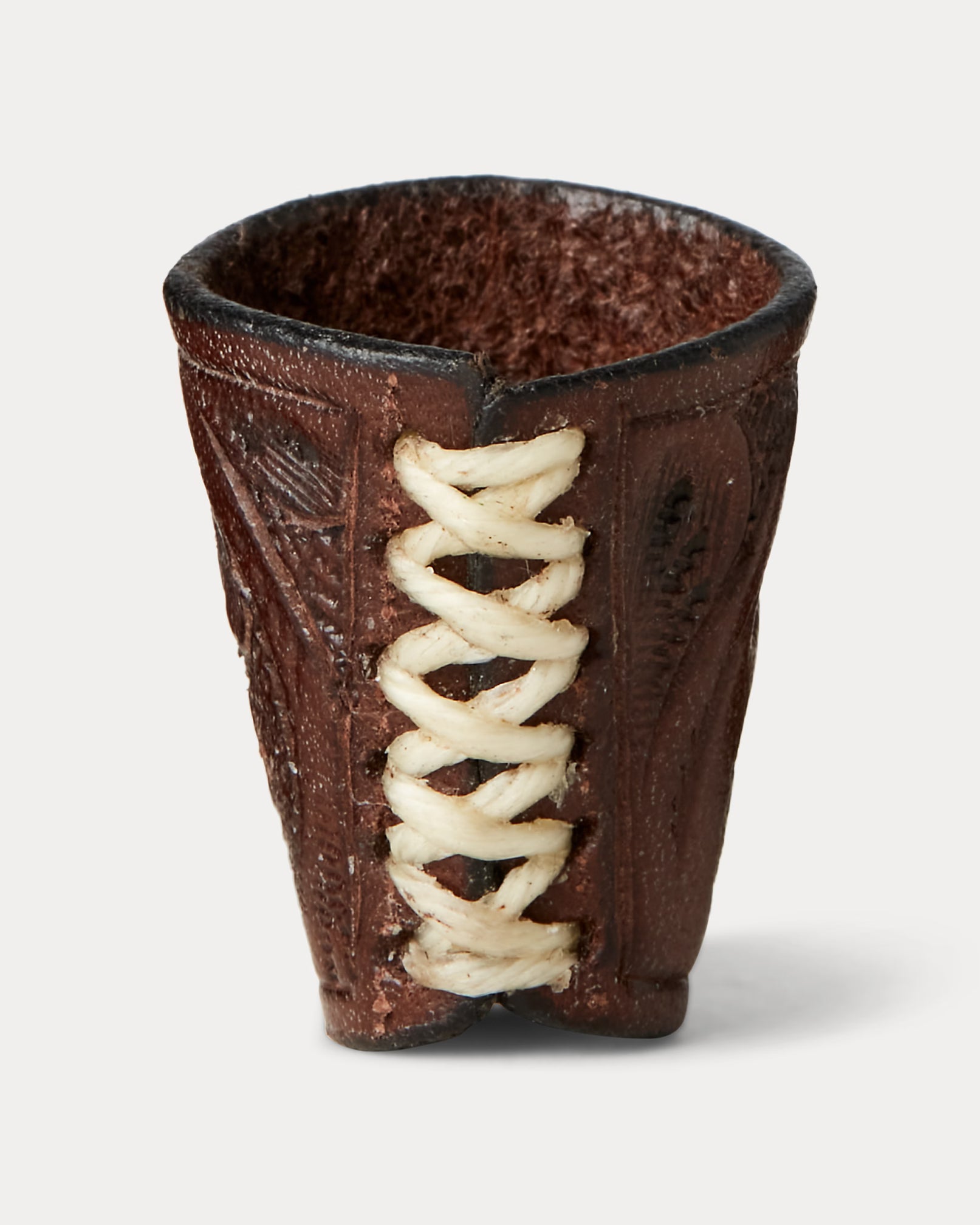 RRL Hand-Tooled Leather Bandanna Slider