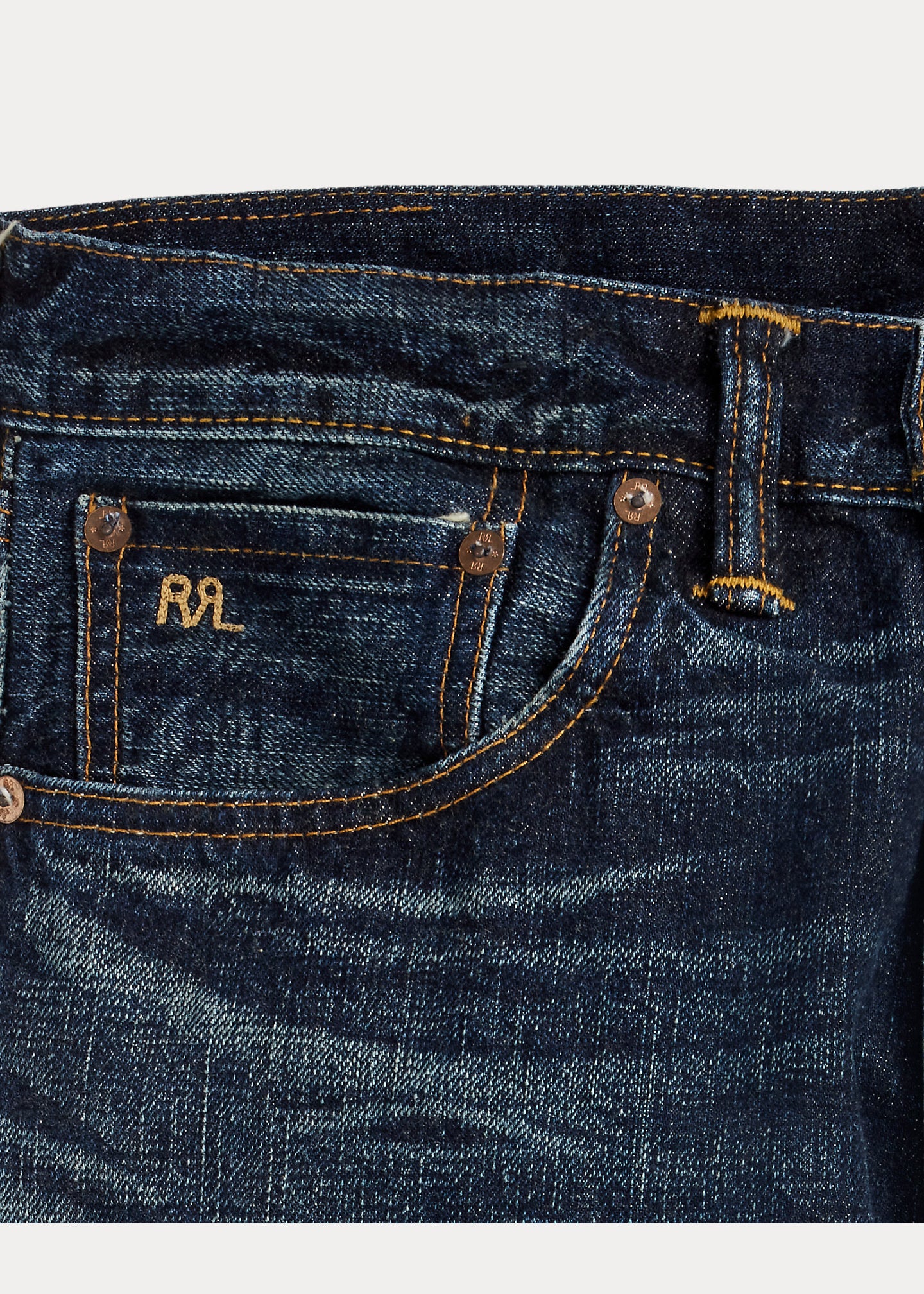 RRL High Slim Bayview Selvedge Jean