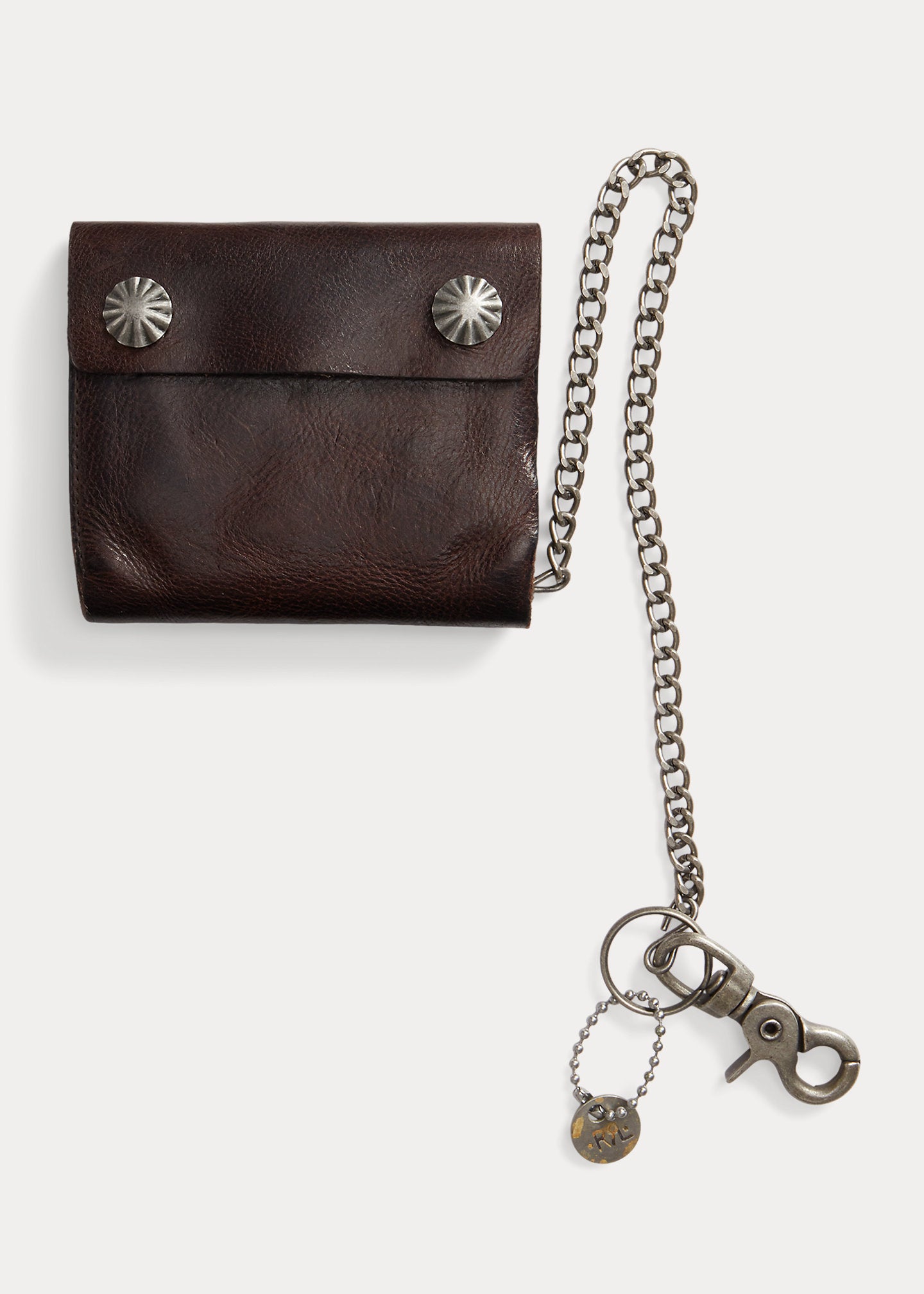 RRL Leather Chain Wallet