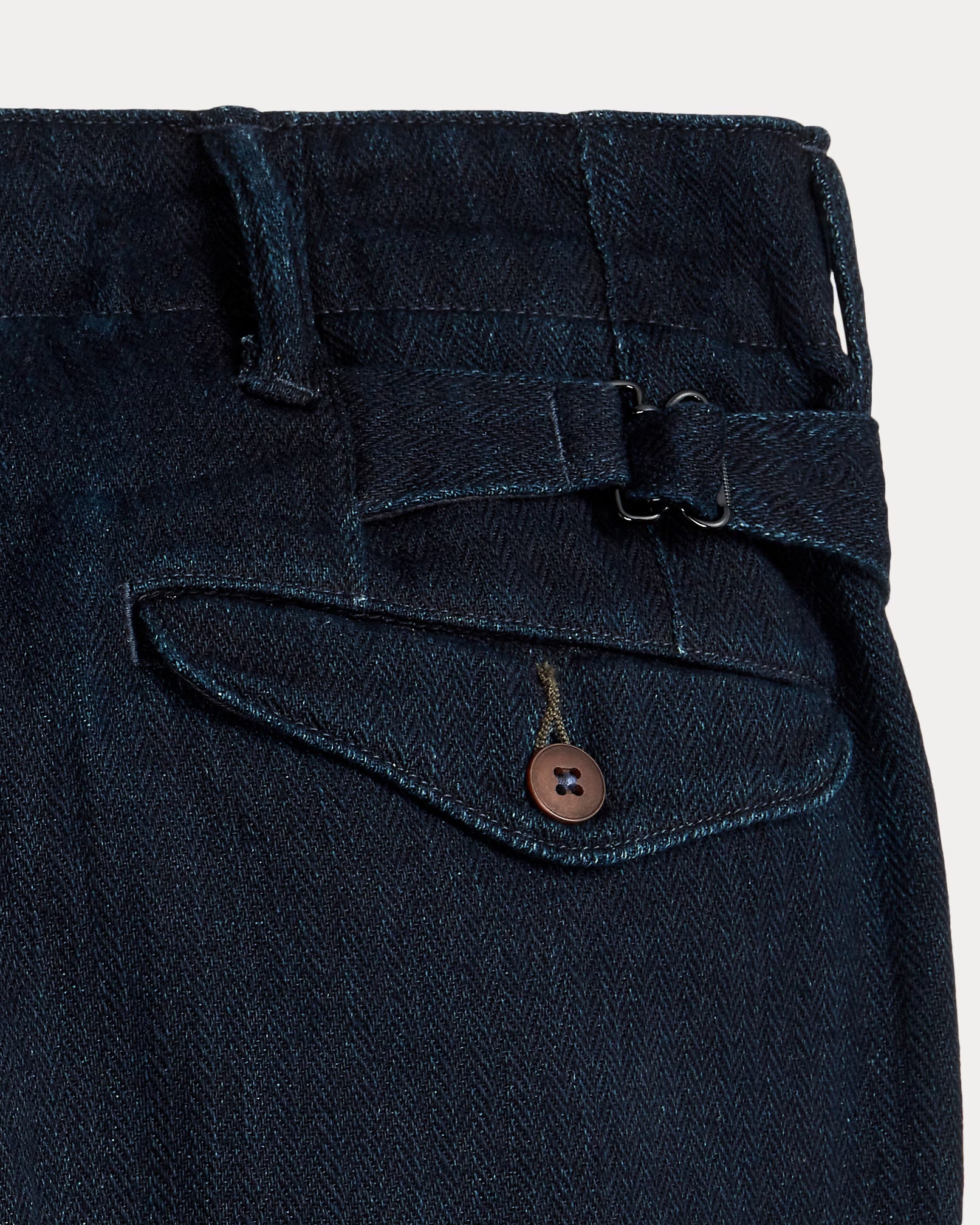 RRL Indigo Herringbone Officer’s Pant