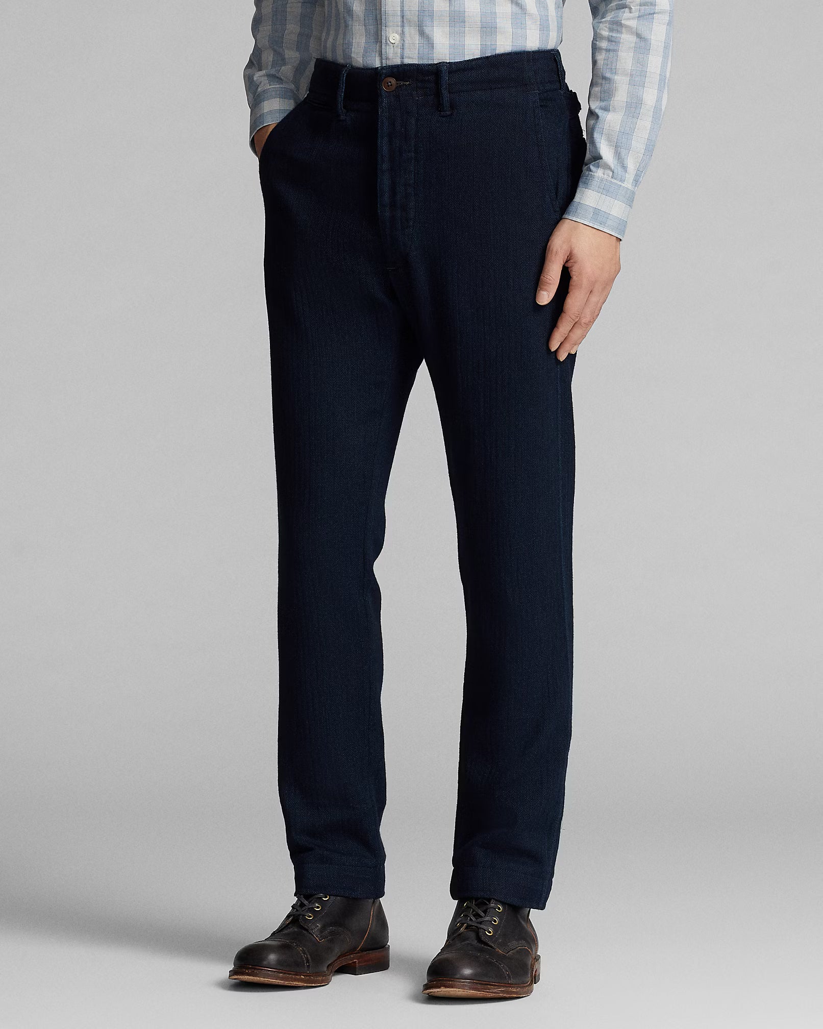 RRL Indigo Herringbone Officer’s Pant