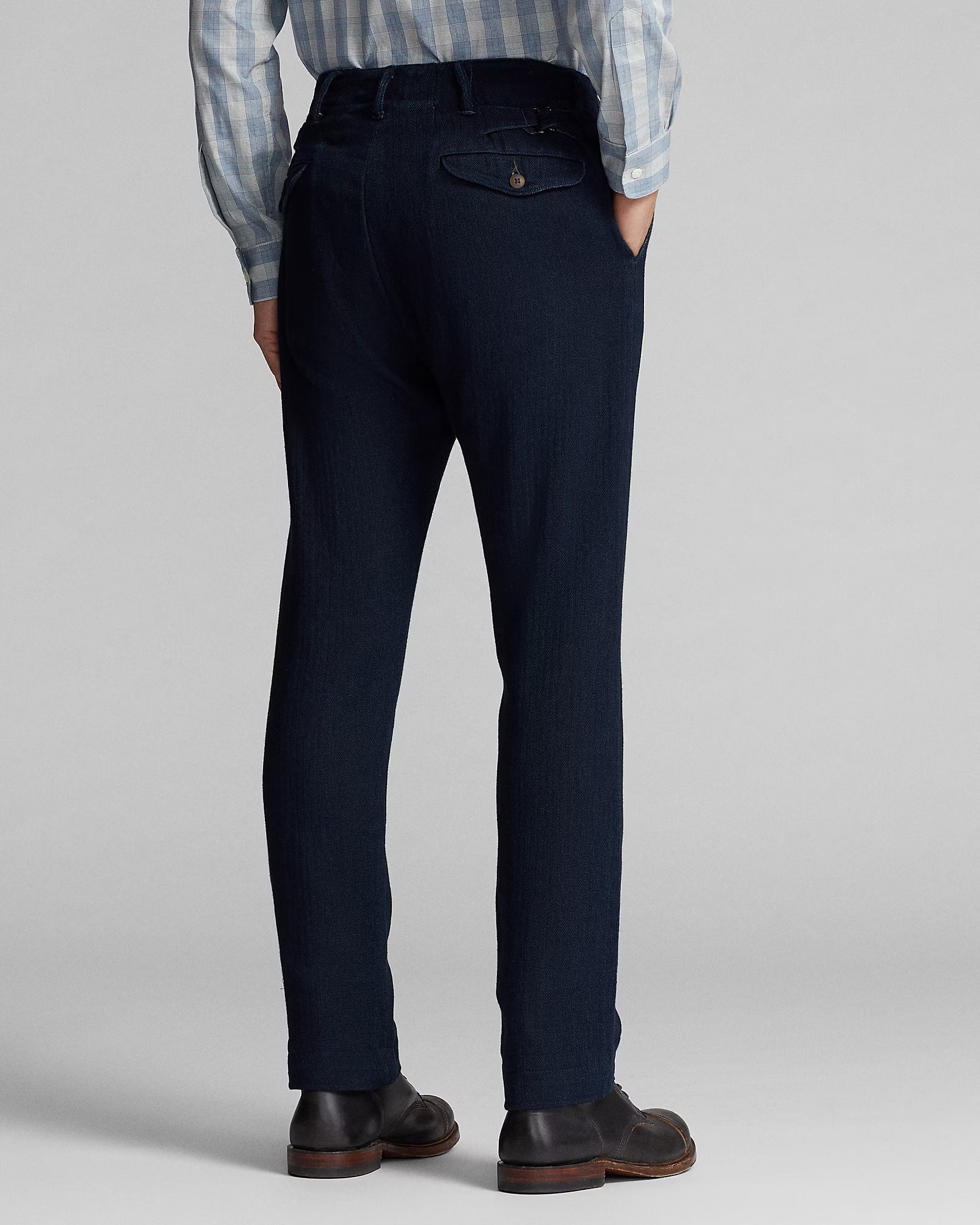 RRL Indigo Herringbone Officer’s Pant