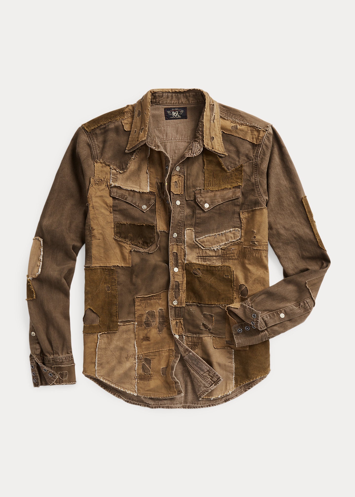 RRL Limited-Edition Patchwork Western Shirt
