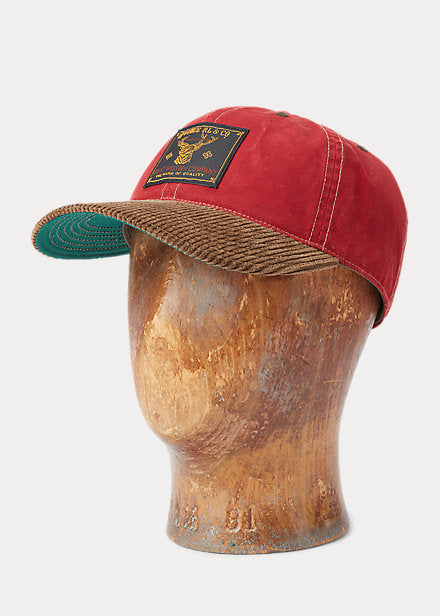 RRL Oilcloth Ball Cap