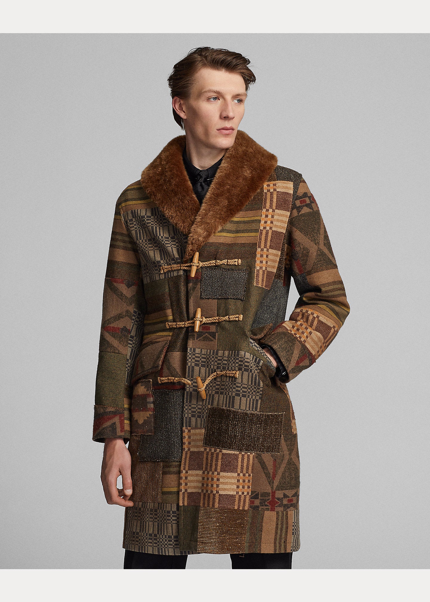RRL Limited-Edition Shearling-Trim Coat