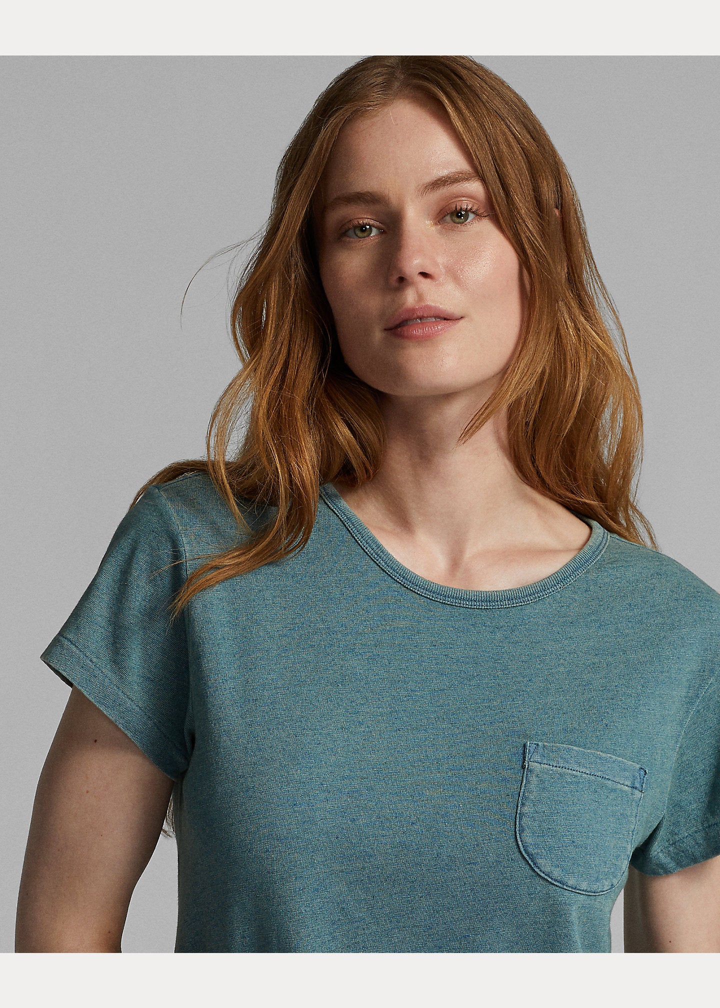 RRL Cotton-Linen Pocket Tee