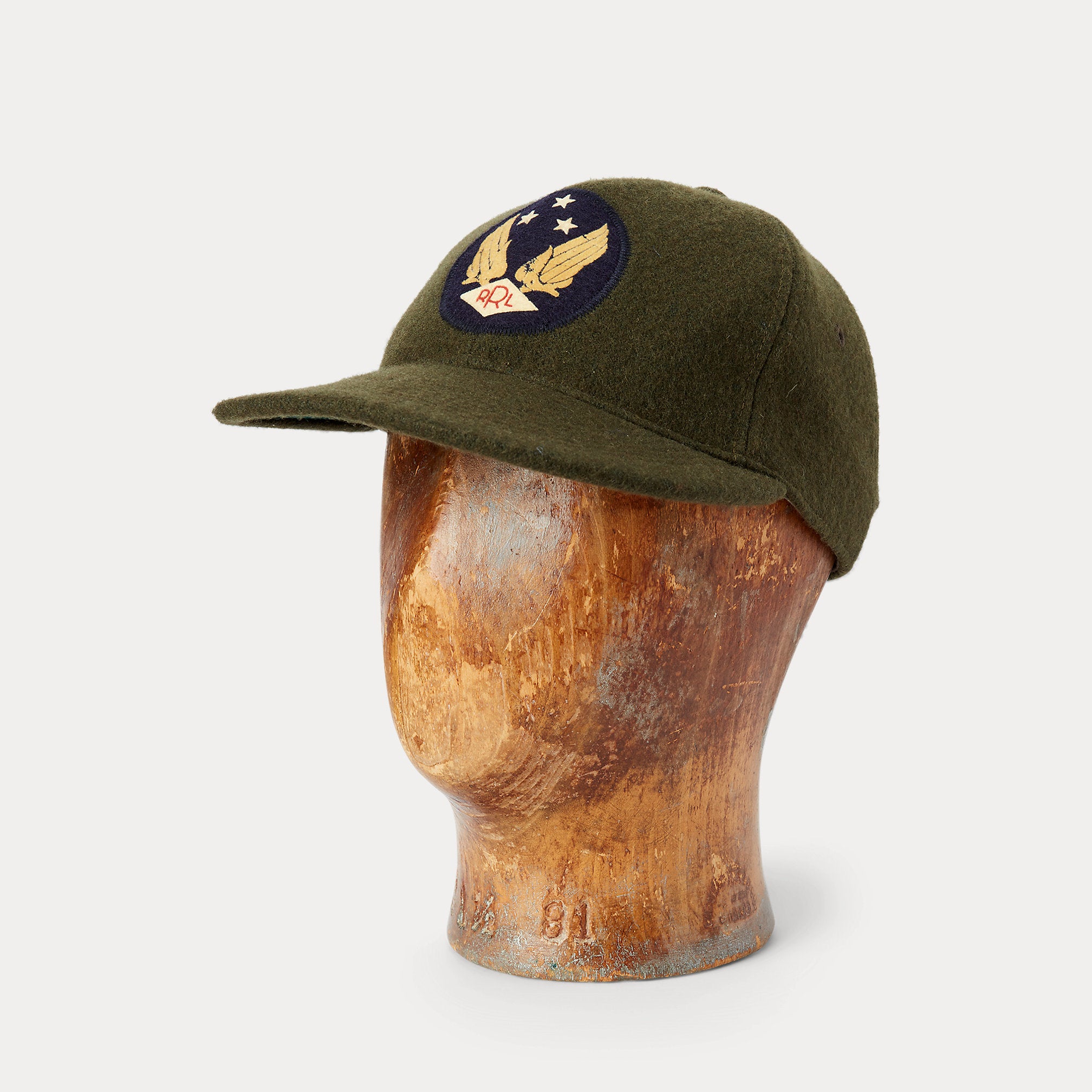 RRL Logo Wool-Blend Felt Ball Cap