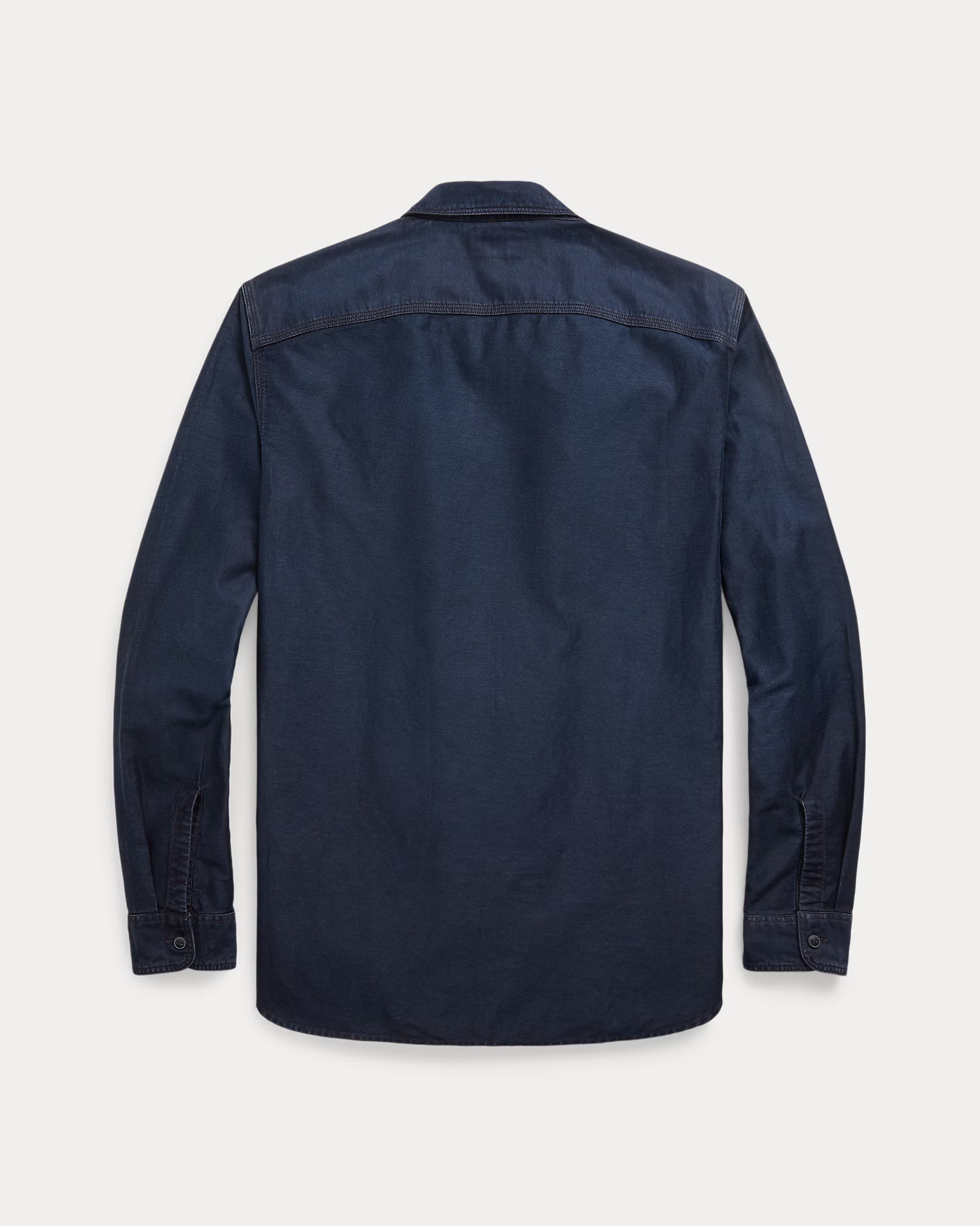 RRL Indigo Cotton-Linen Sateen Workshirt