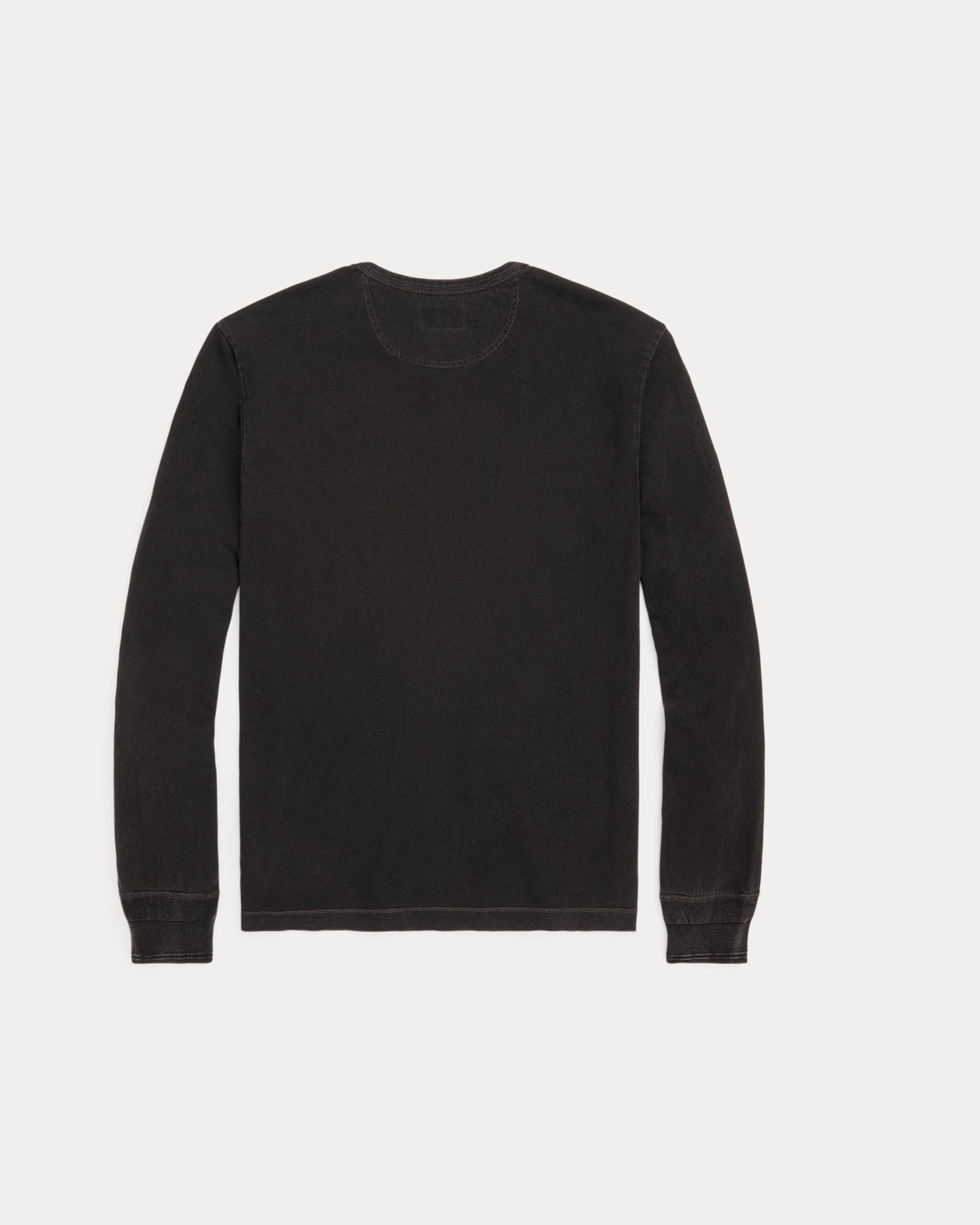 RRL Indigo Jersey Henley Shirt