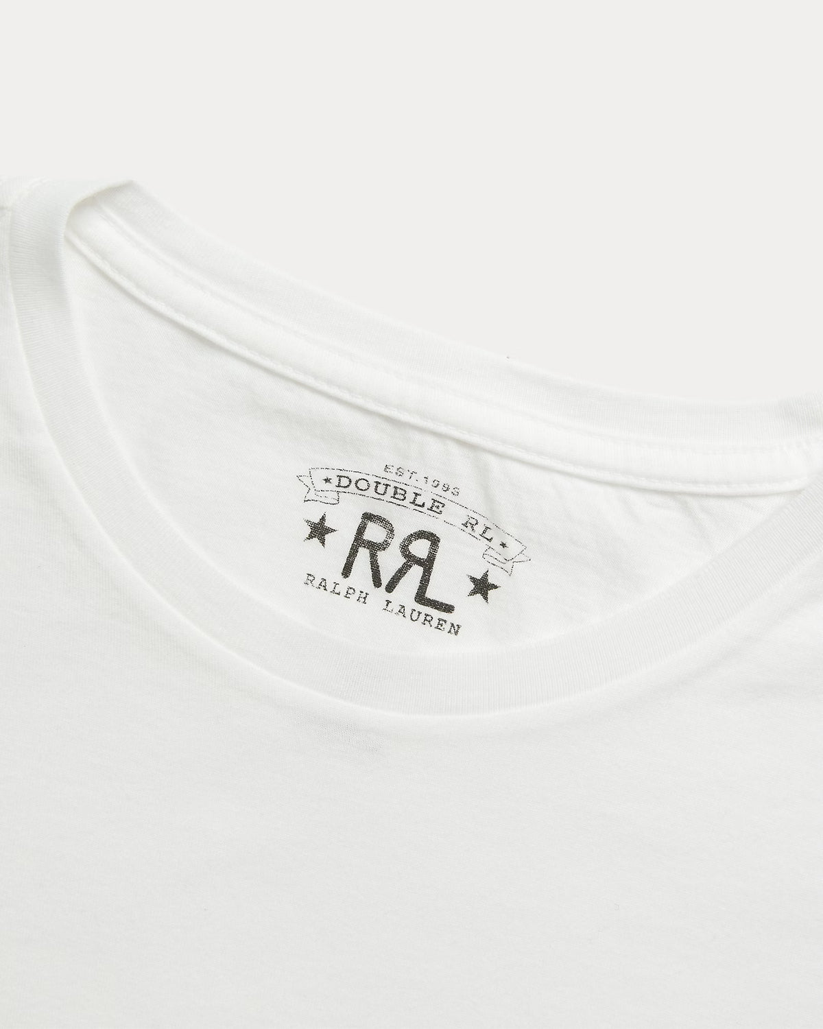 RRL Jersey Crewneck T-Shirt - White
