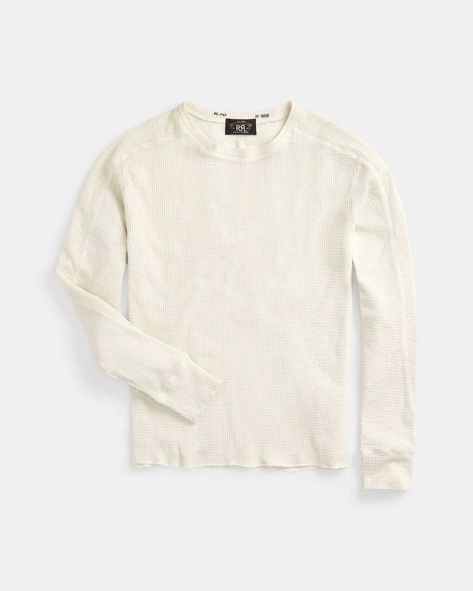 RRL Textured Crewneck - Paper White