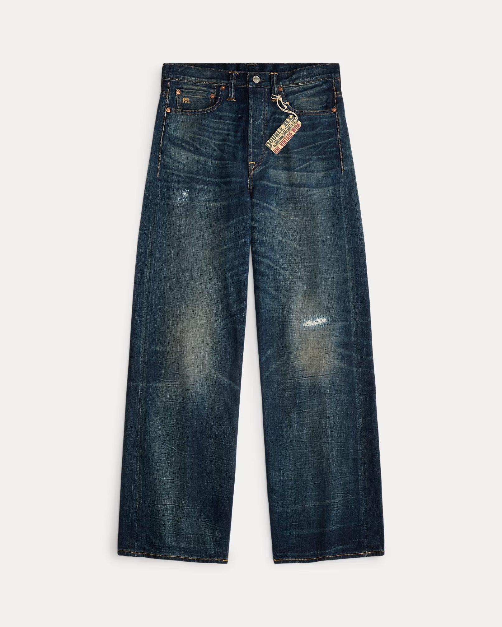 RRL Vintage Wide Fit Distressed Kenley Jean