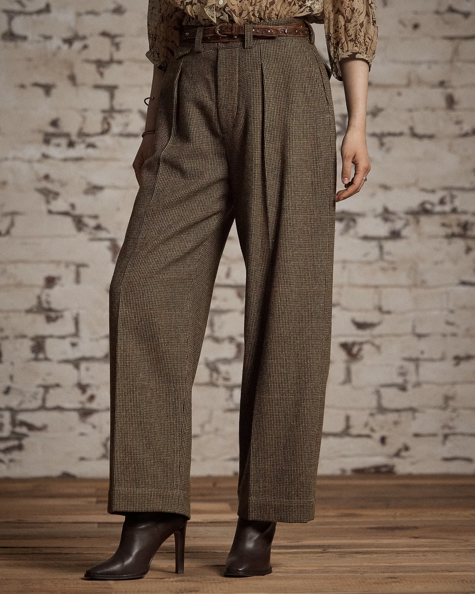 RRL Windowpane Tweed Pant