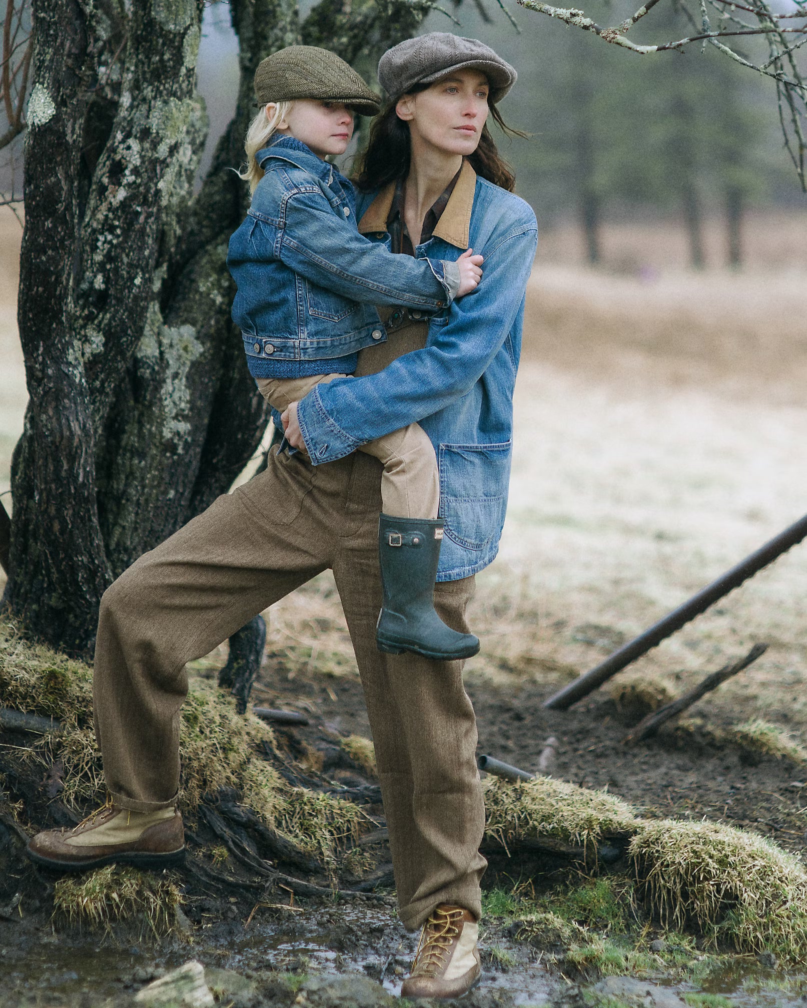 RRL Wool-Blend Herringbone Overall