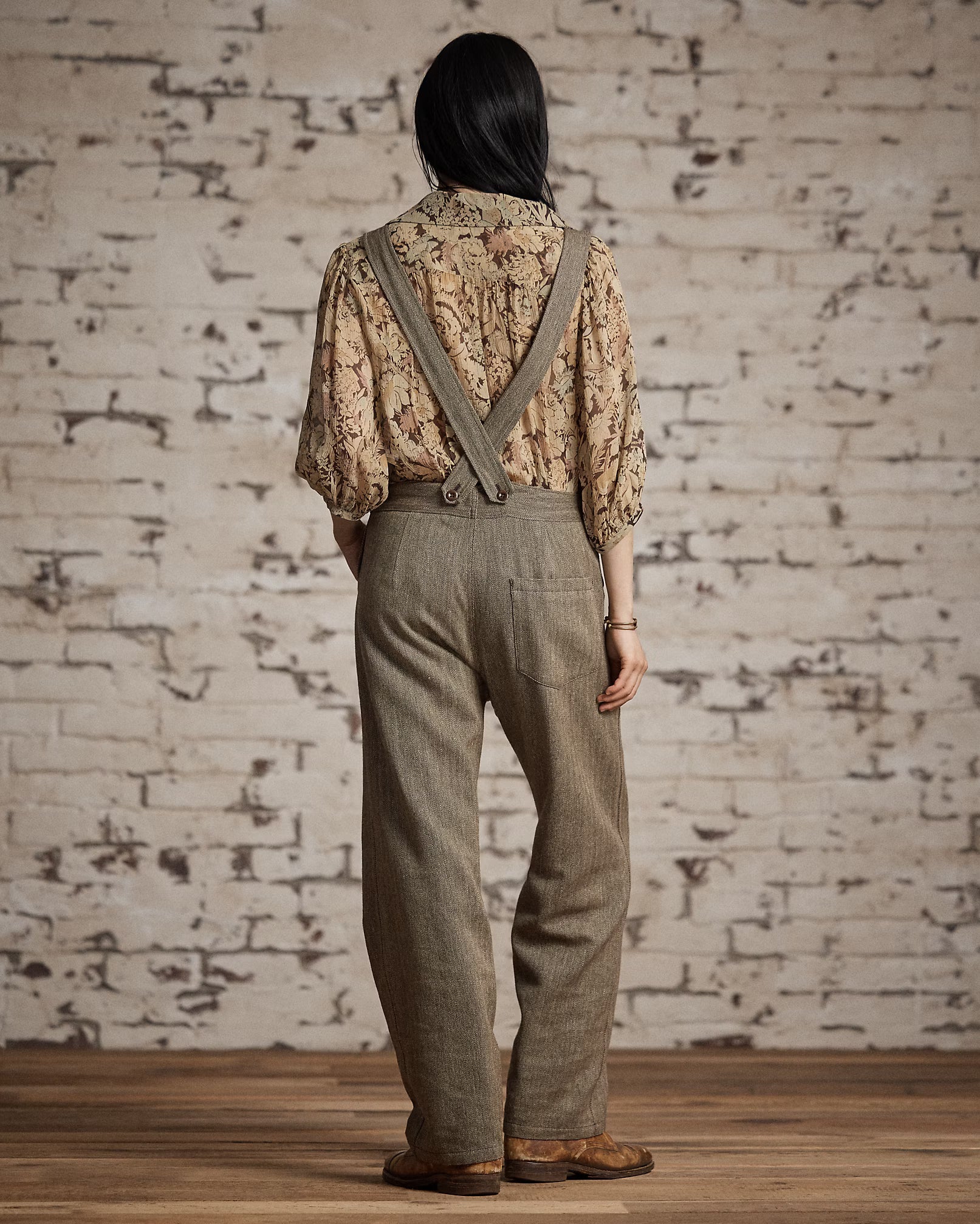 RRL Wool-Blend Herringbone Overall