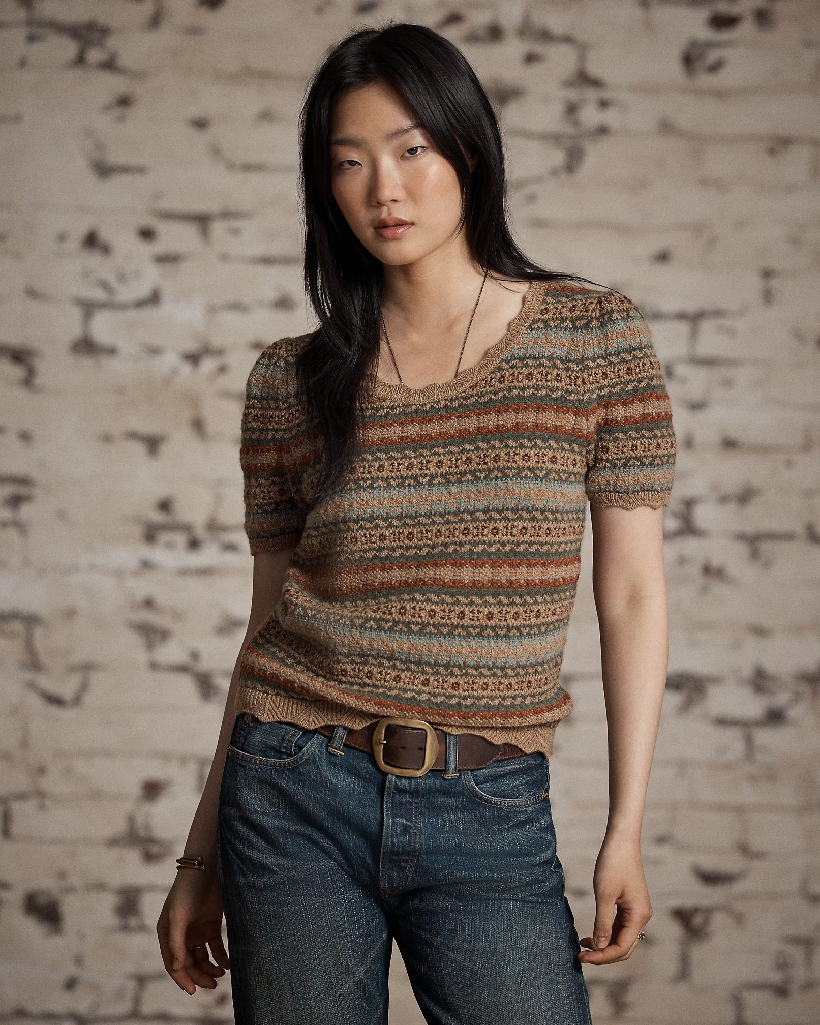 RRL Fair Isle Wool Jacquard Sweater